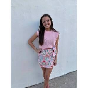 NEW SINCERELY OURS tilly skirt in petal trellis